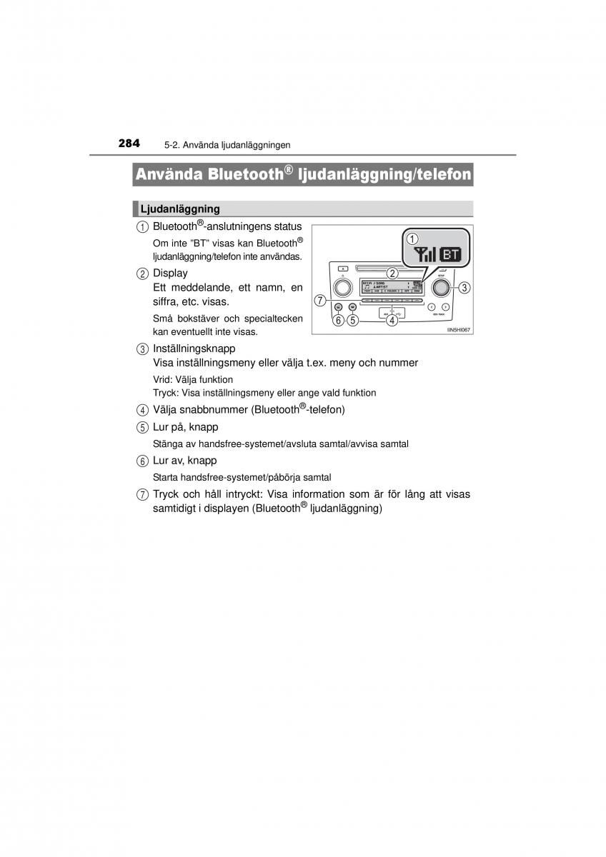 Toyota Hilux VII 7 instruktionsbok / page 284