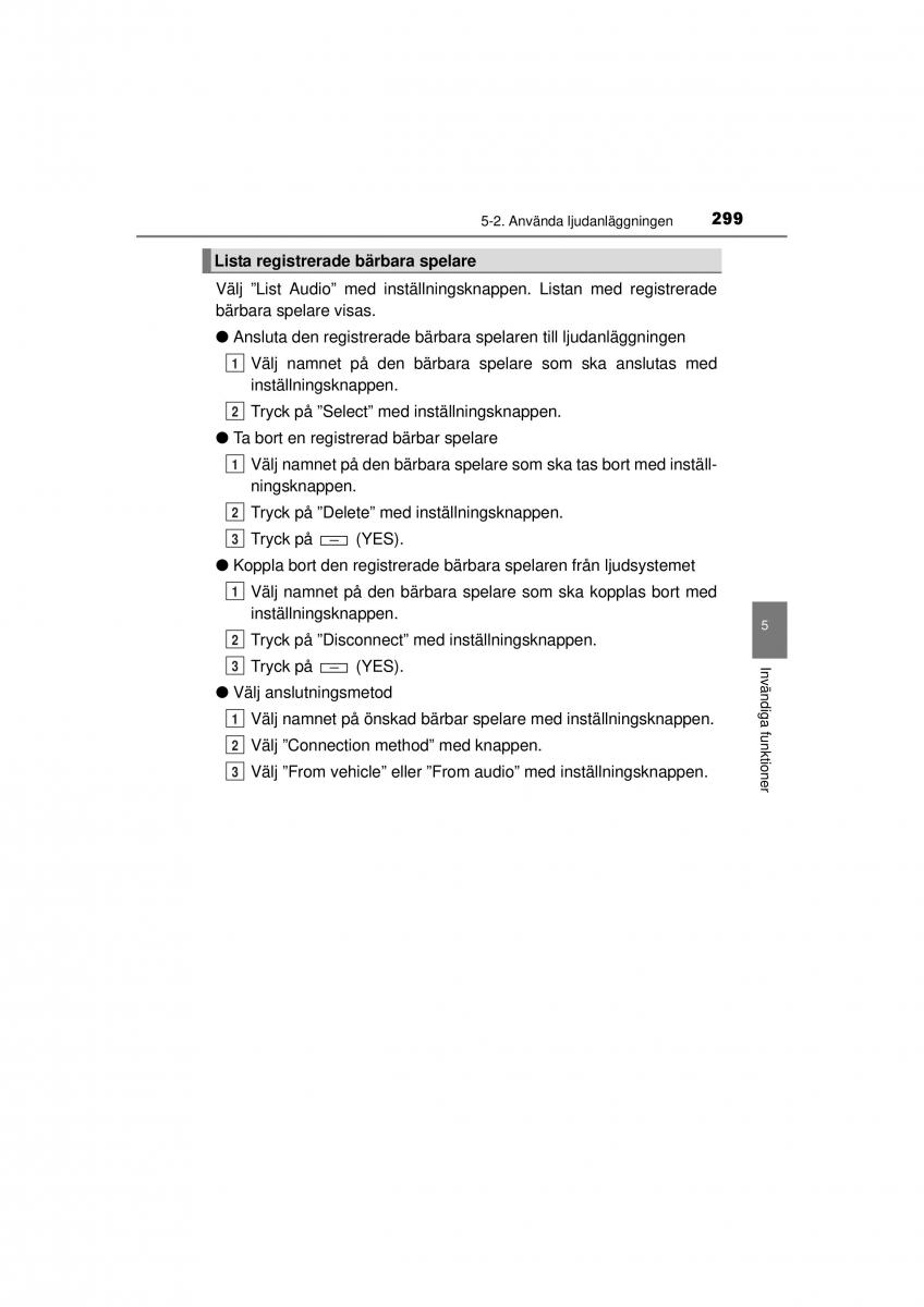 Toyota Hilux VII 7 instruktionsbok / page 299