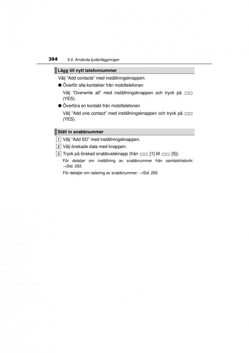 Toyota Hilux VII 7 instruktionsbok / page 304