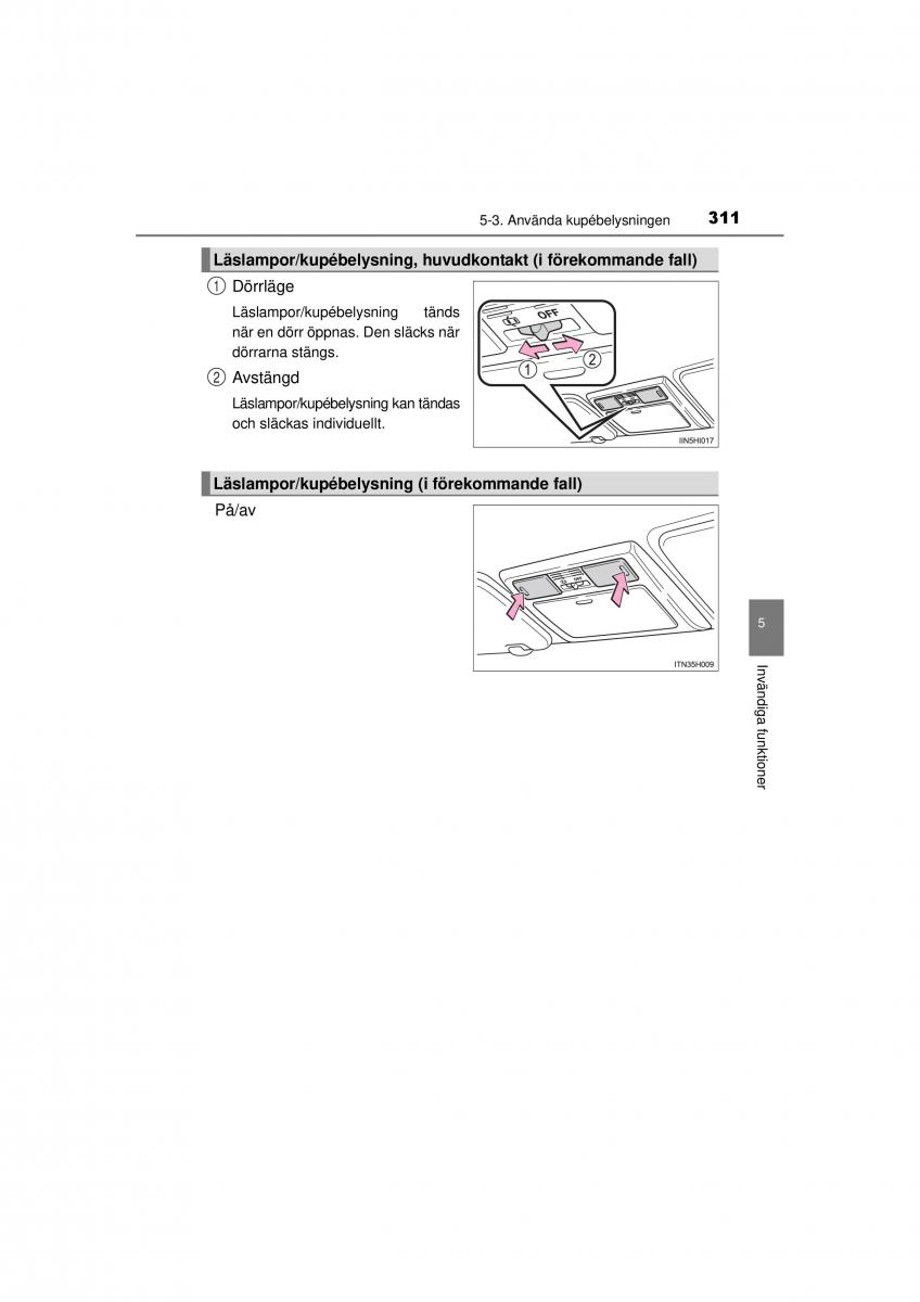 Toyota Hilux VII 7 instruktionsbok / page 311