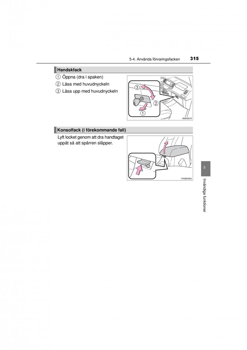 Toyota Hilux VII 7 instruktionsbok / page 315