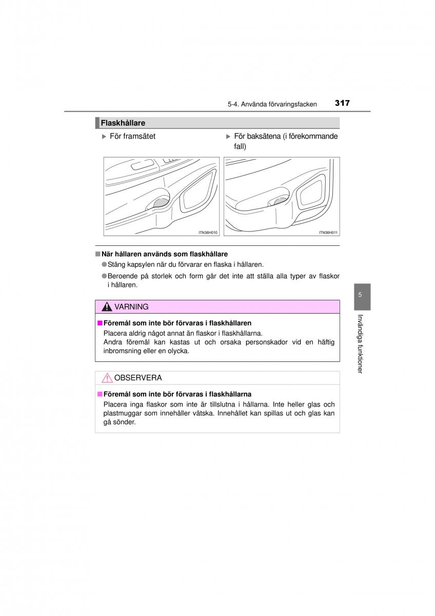 Toyota Hilux VII 7 instruktionsbok / page 317