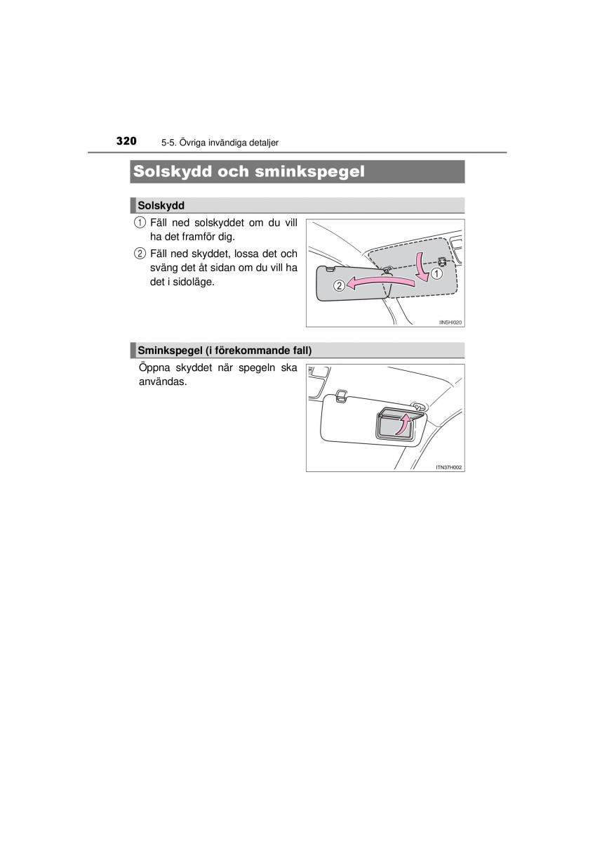 Toyota Hilux VII 7 instruktionsbok / page 320