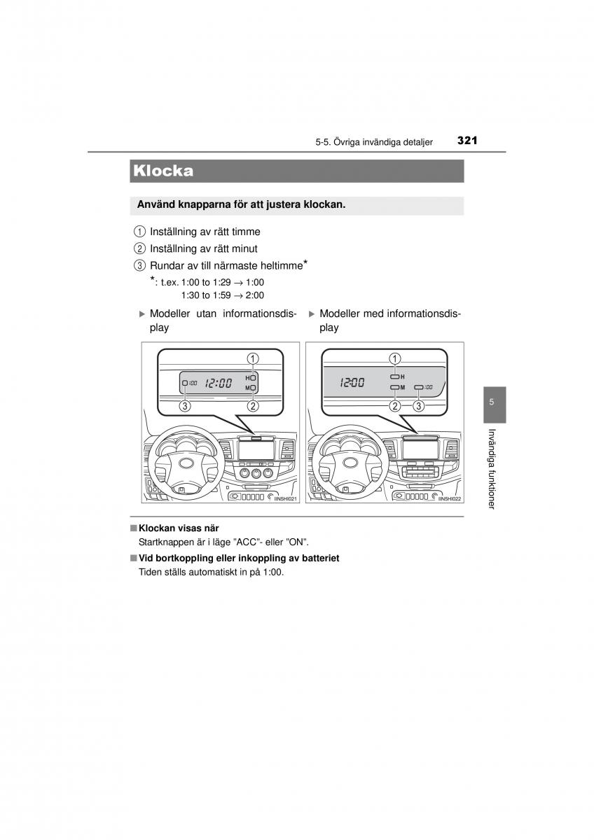 Toyota Hilux VII 7 instruktionsbok / page 321