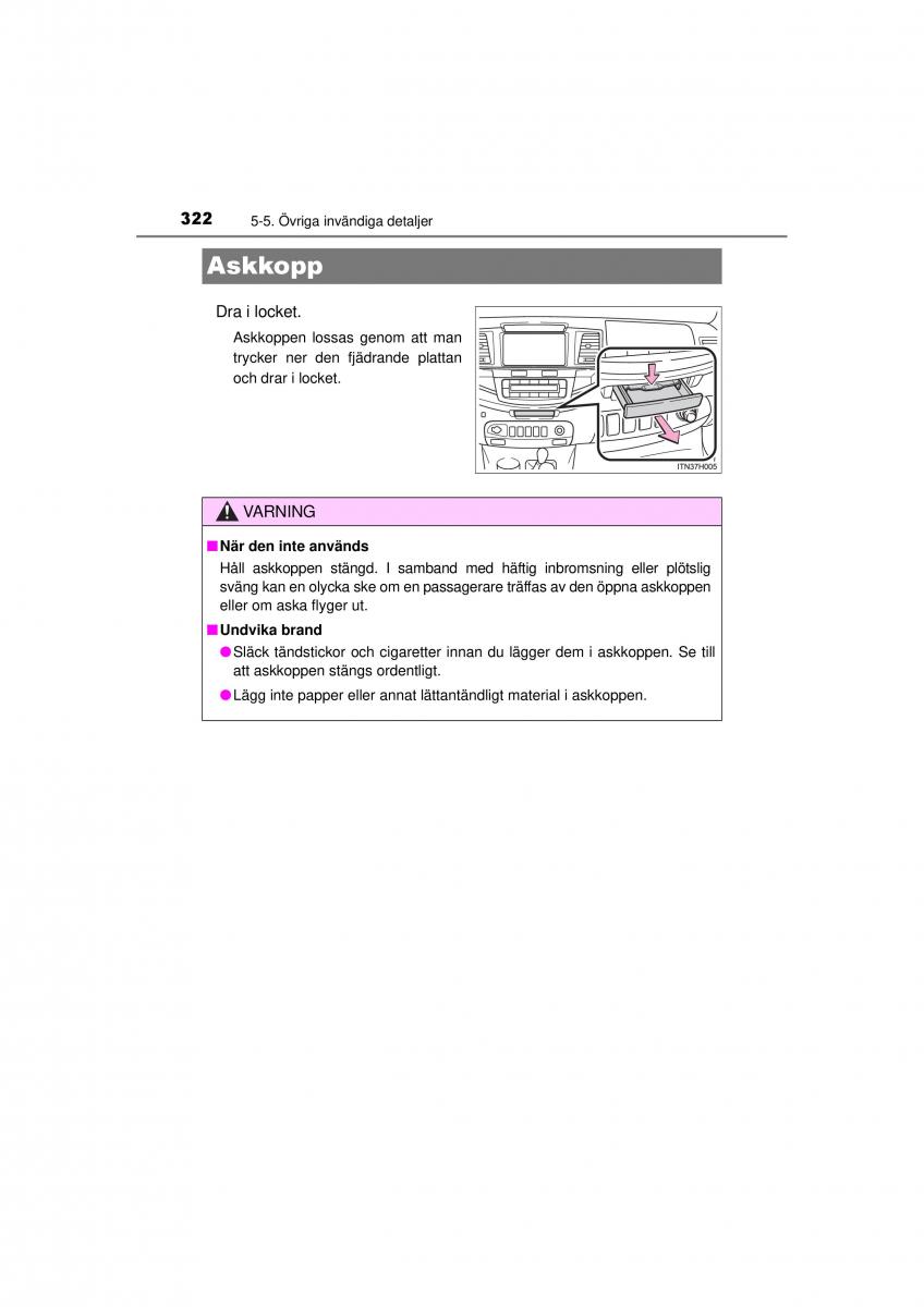 Toyota Hilux VII 7 instruktionsbok / page 322