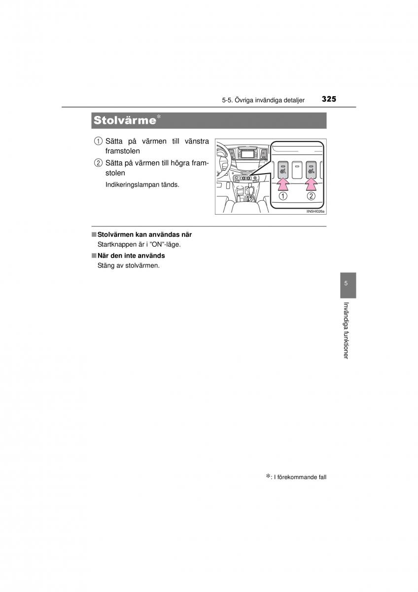 Toyota Hilux VII 7 instruktionsbok / page 325