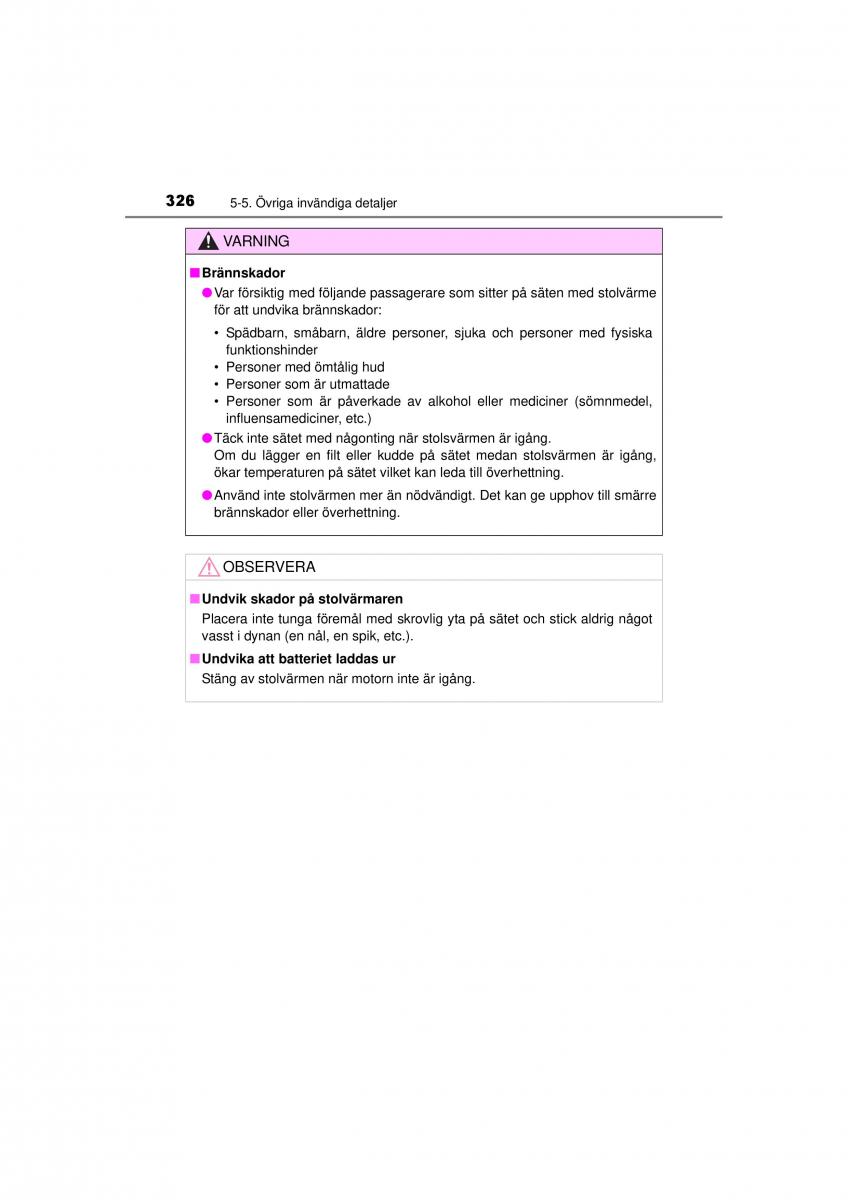 Toyota Hilux VII 7 instruktionsbok / page 326