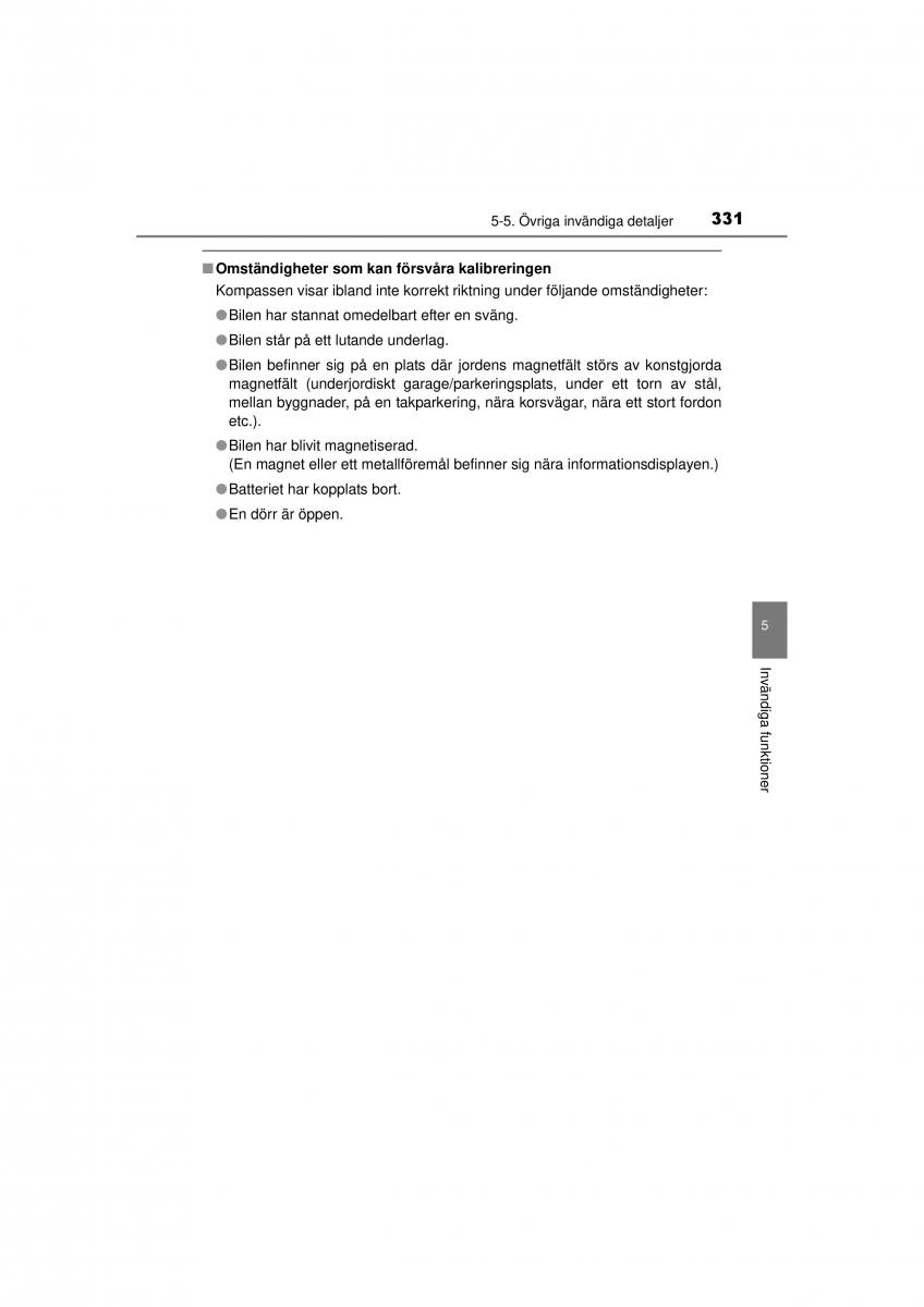 Toyota Hilux VII 7 instruktionsbok / page 331