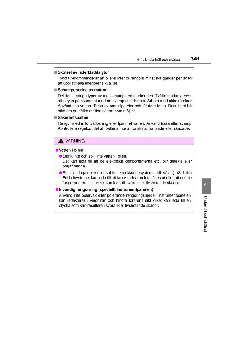 Toyota Hilux VII 7 instruktionsbok / page 341