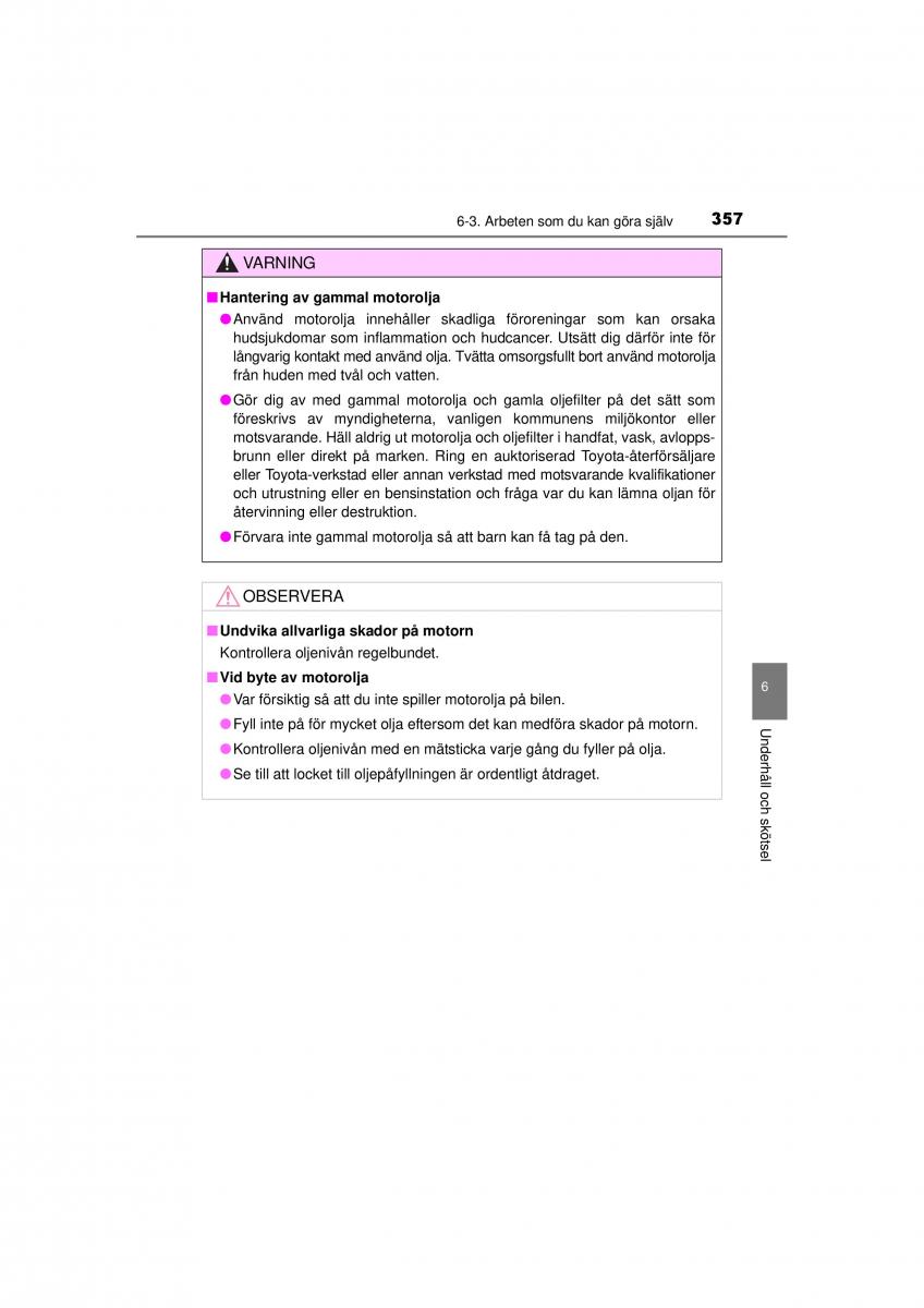 Toyota Hilux VII 7 instruktionsbok / page 357