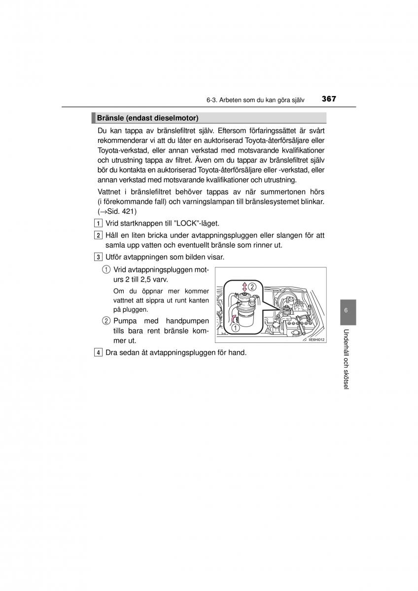 Toyota Hilux VII 7 instruktionsbok / page 367