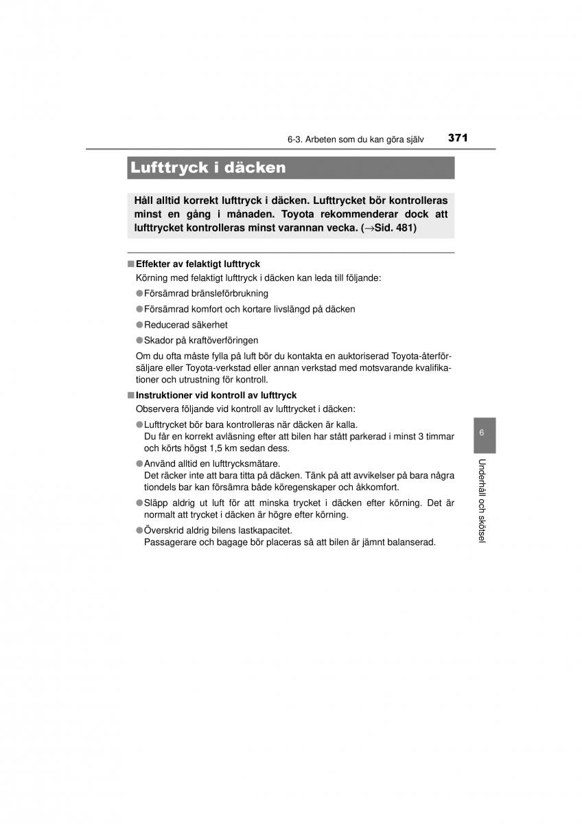 Toyota Hilux VII 7 instruktionsbok / page 371