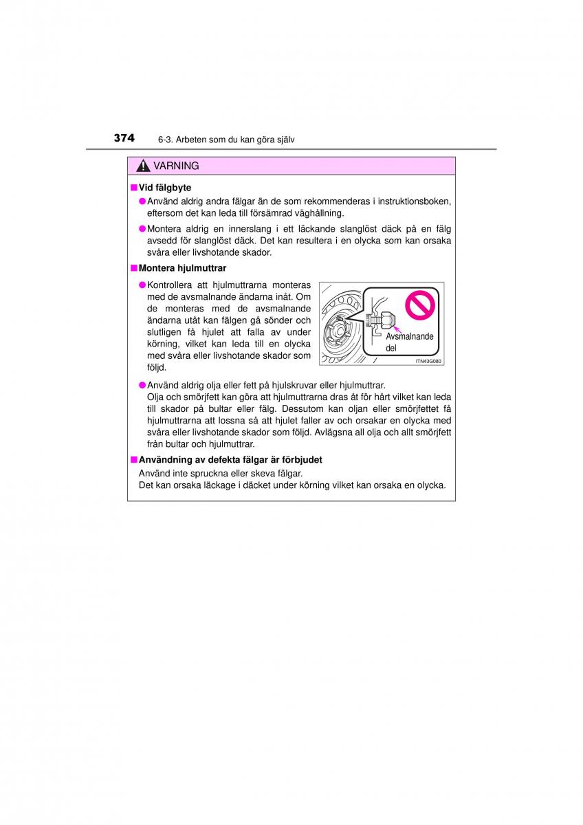 Toyota Hilux VII 7 instruktionsbok / page 374