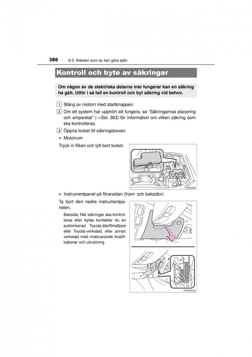 Toyota Hilux VII 7 instruktionsbok / page 380