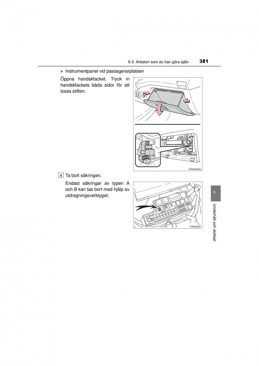 Toyota Hilux VII 7 instruktionsbok / page 381