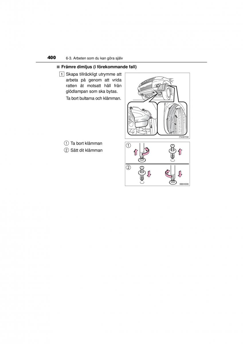 Toyota Hilux VII 7 instruktionsbok / page 400