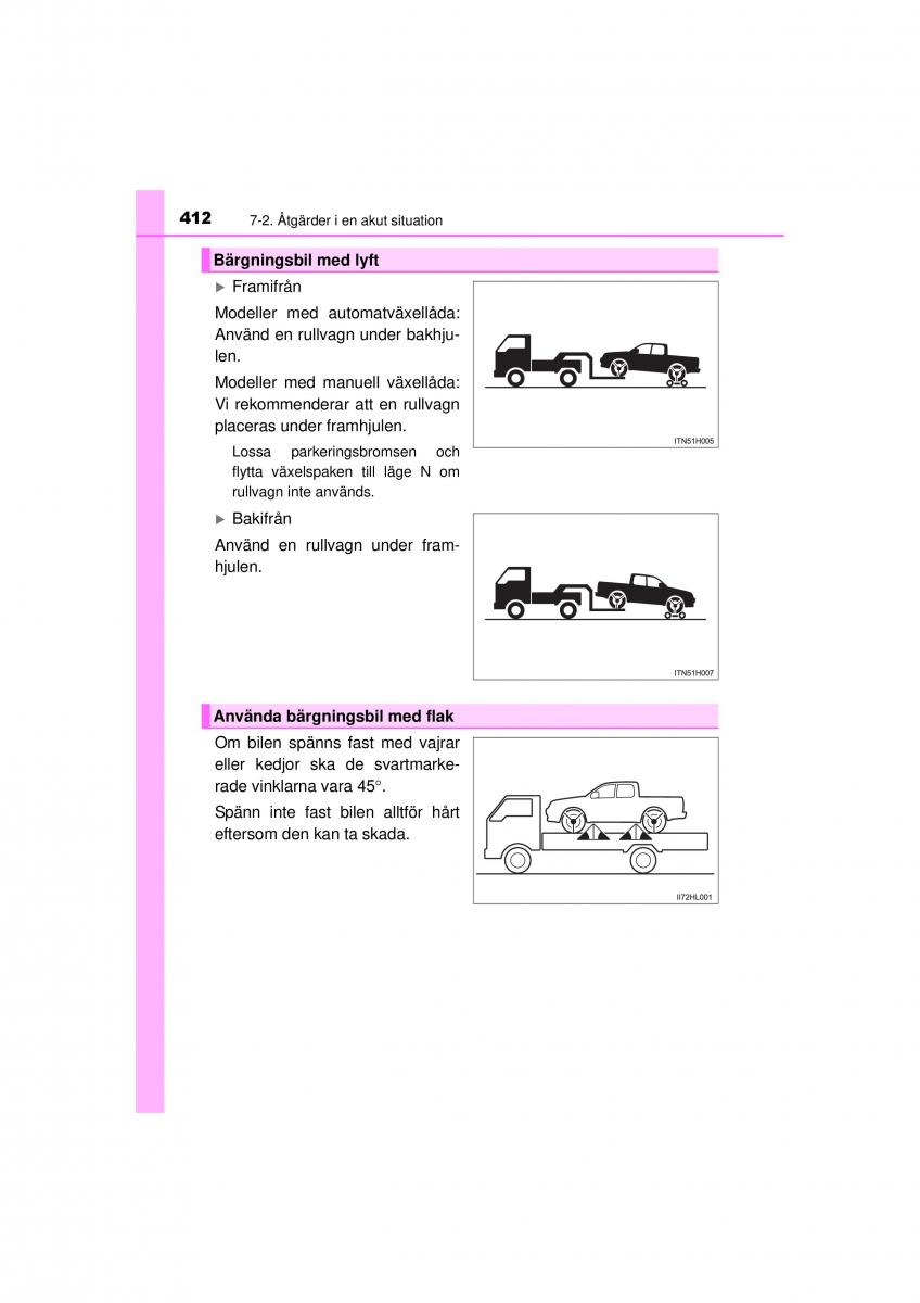 Toyota Hilux VII 7 instruktionsbok / page 412