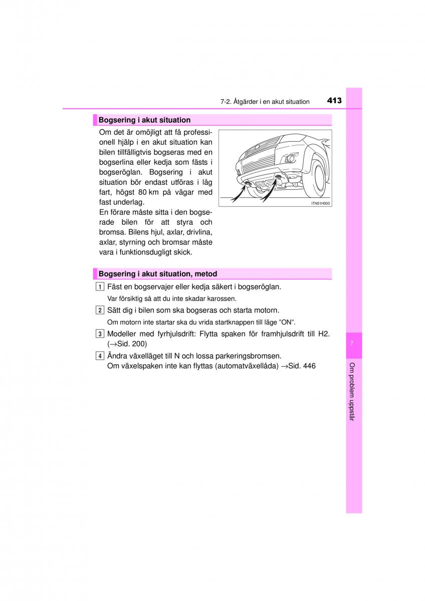 Toyota Hilux VII 7 instruktionsbok / page 413