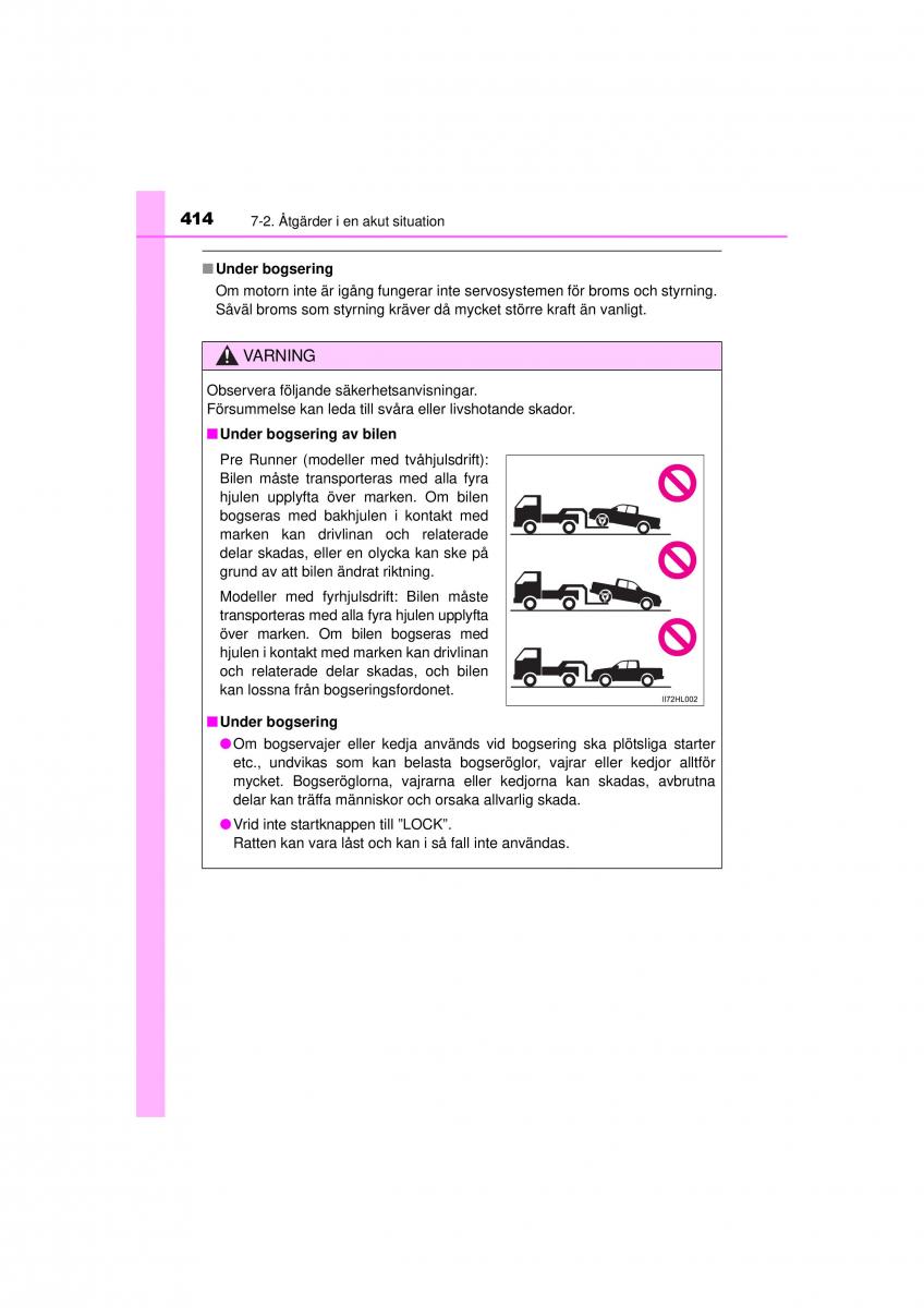 Toyota Hilux VII 7 instruktionsbok / page 414