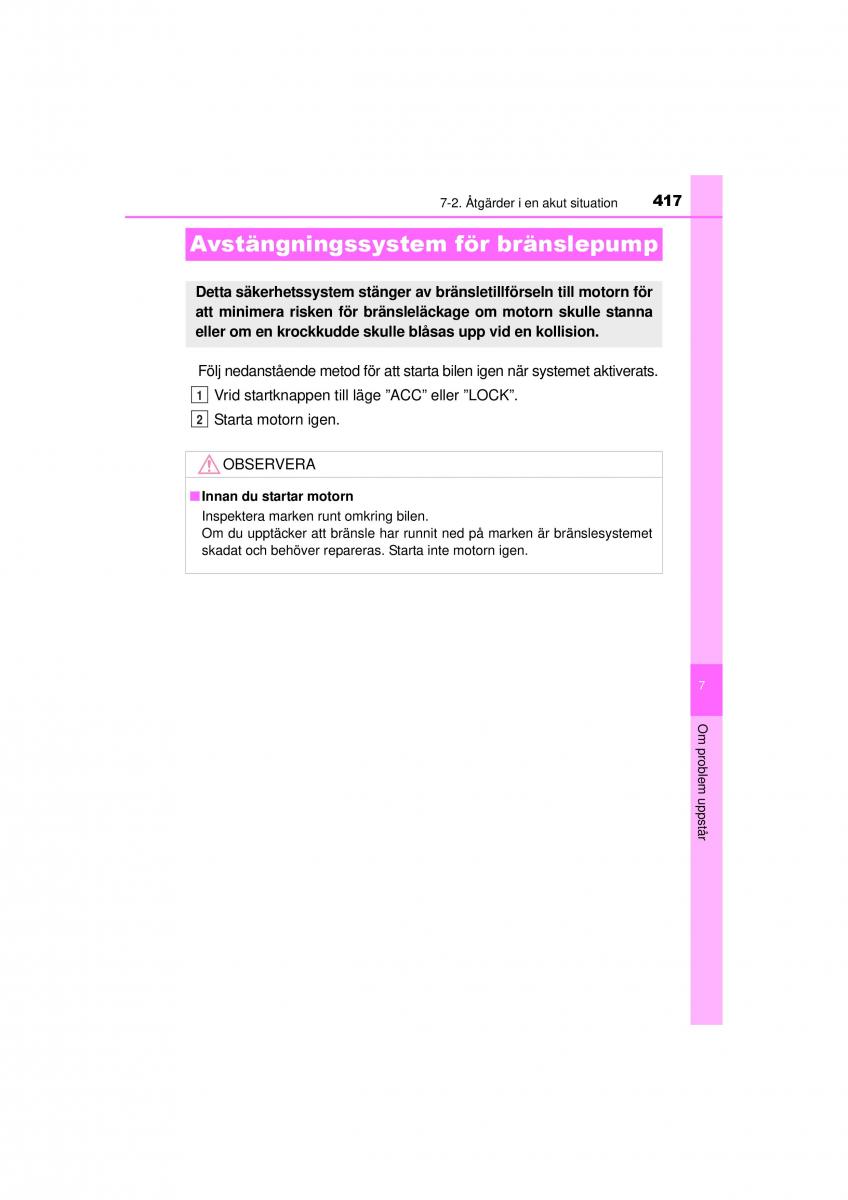 Toyota Hilux VII 7 instruktionsbok / page 417