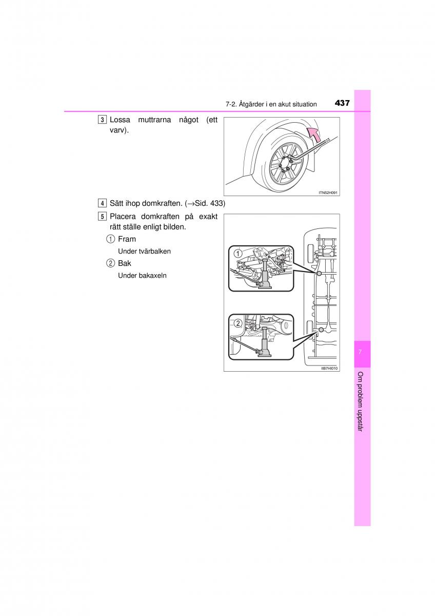 Toyota Hilux VII 7 instruktionsbok / page 437