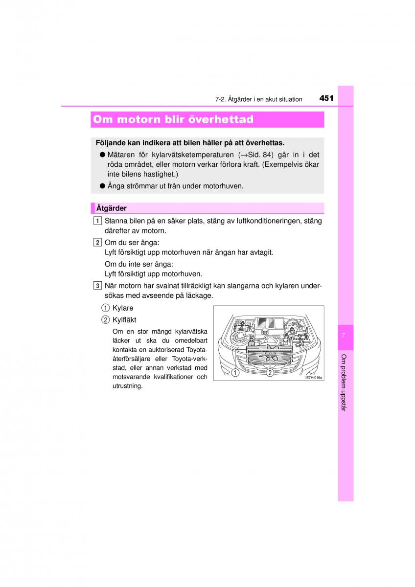 Toyota Hilux VII 7 instruktionsbok / page 451