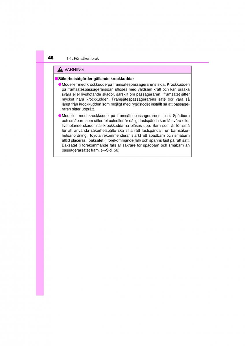 Toyota Hilux VII 7 instruktionsbok / page 46