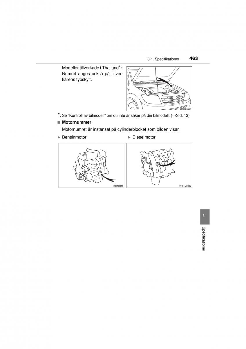 Toyota Hilux VII 7 instruktionsbok / page 463