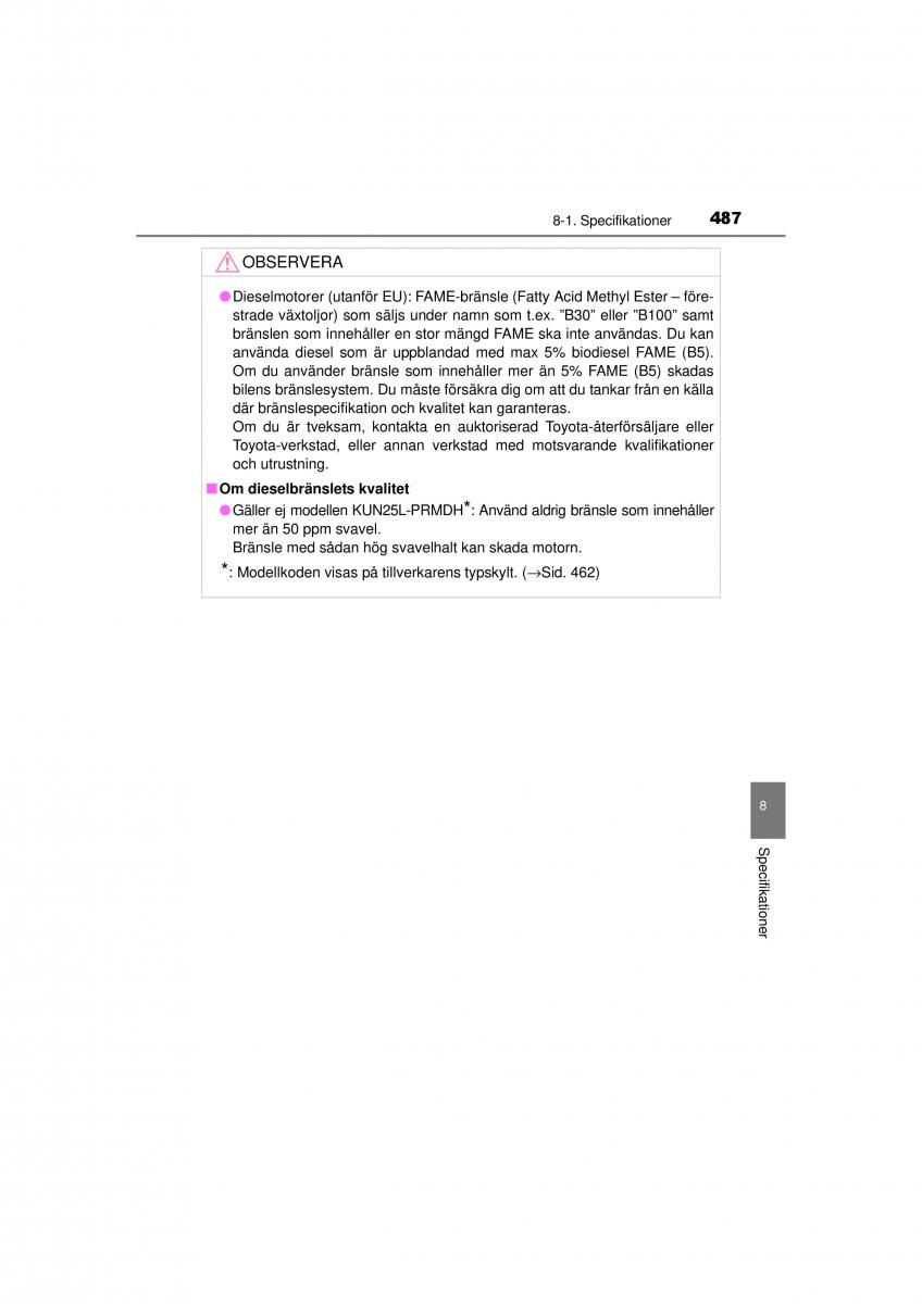 Toyota Hilux VII 7 instruktionsbok / page 487