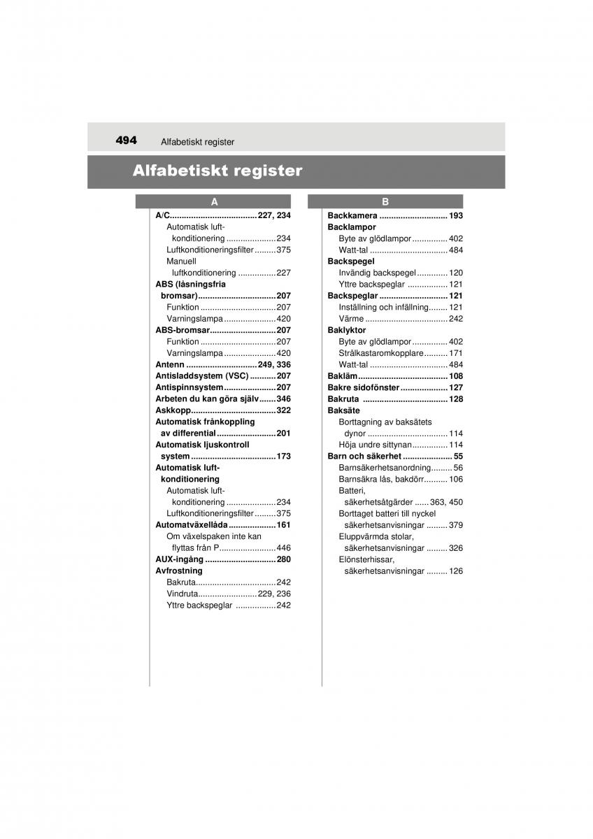 Toyota Hilux VII 7 instruktionsbok / page 494