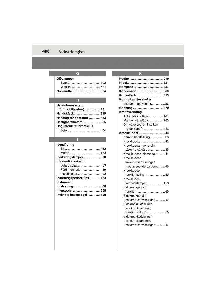 Toyota Hilux VII 7 instruktionsbok / page 498