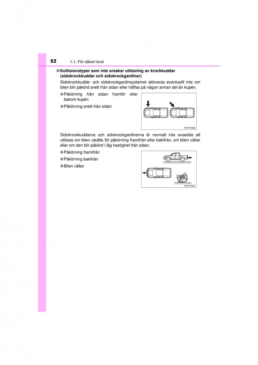 Toyota Hilux VII 7 instruktionsbok / page 52