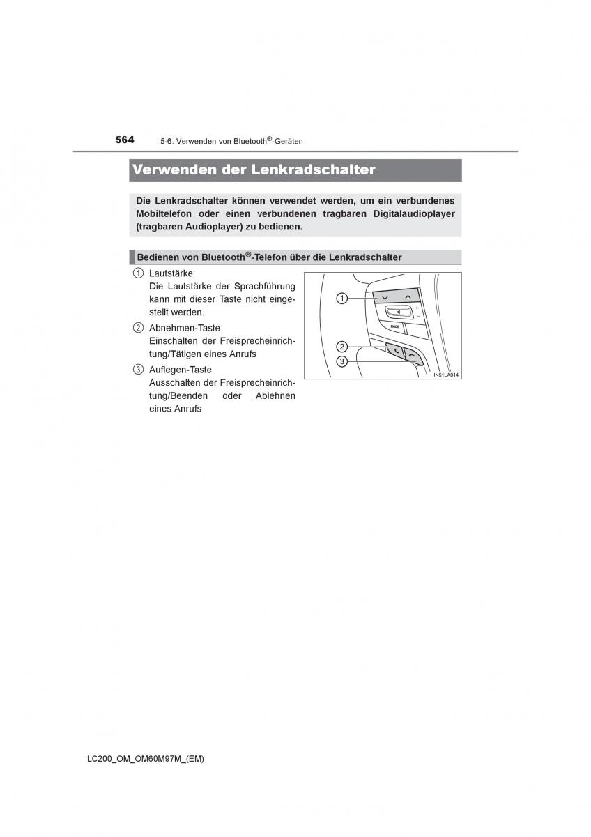 Toyota Land Cruiser J200 Handbuch / page 564