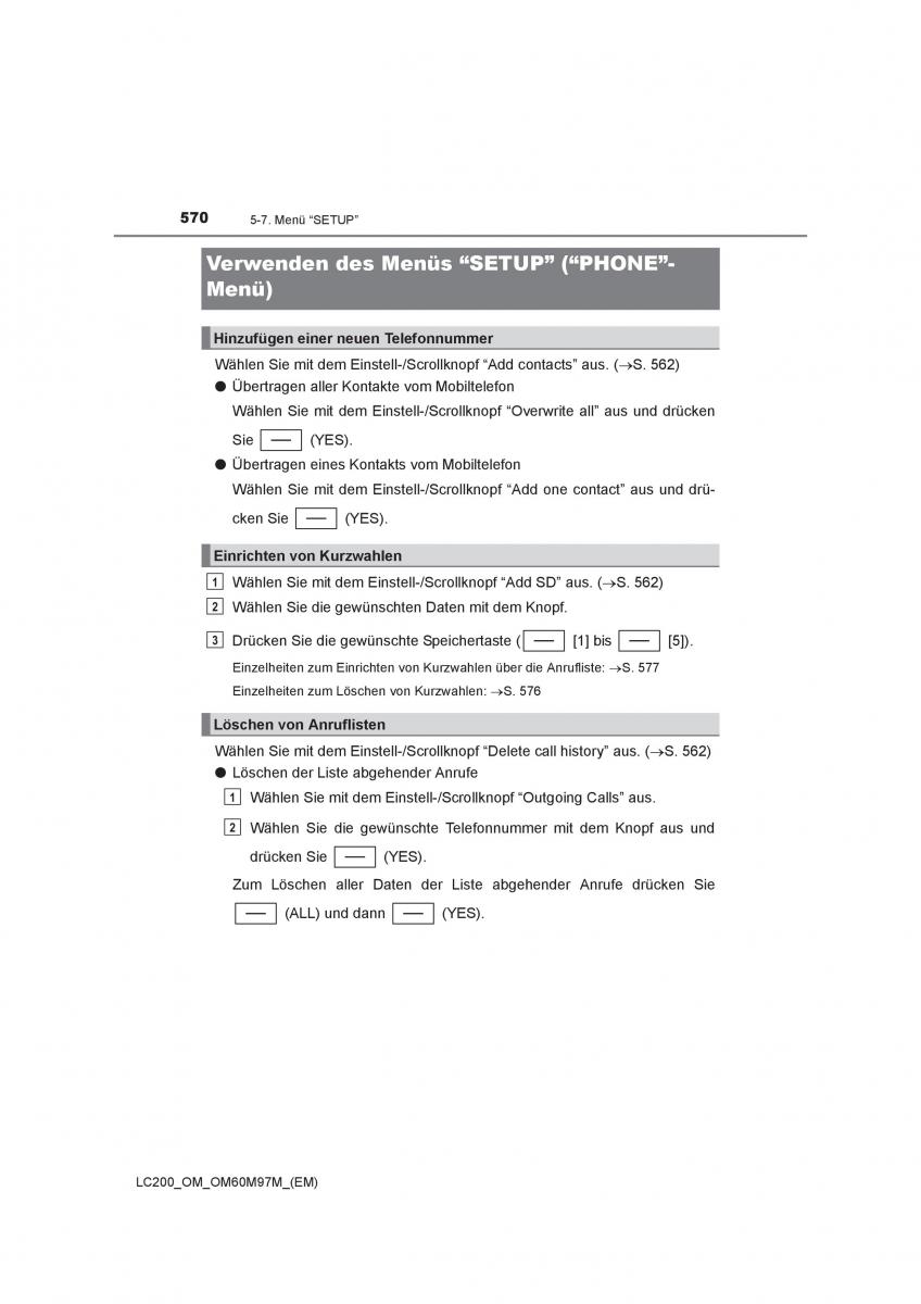 Toyota Land Cruiser J200 Handbuch / page 570