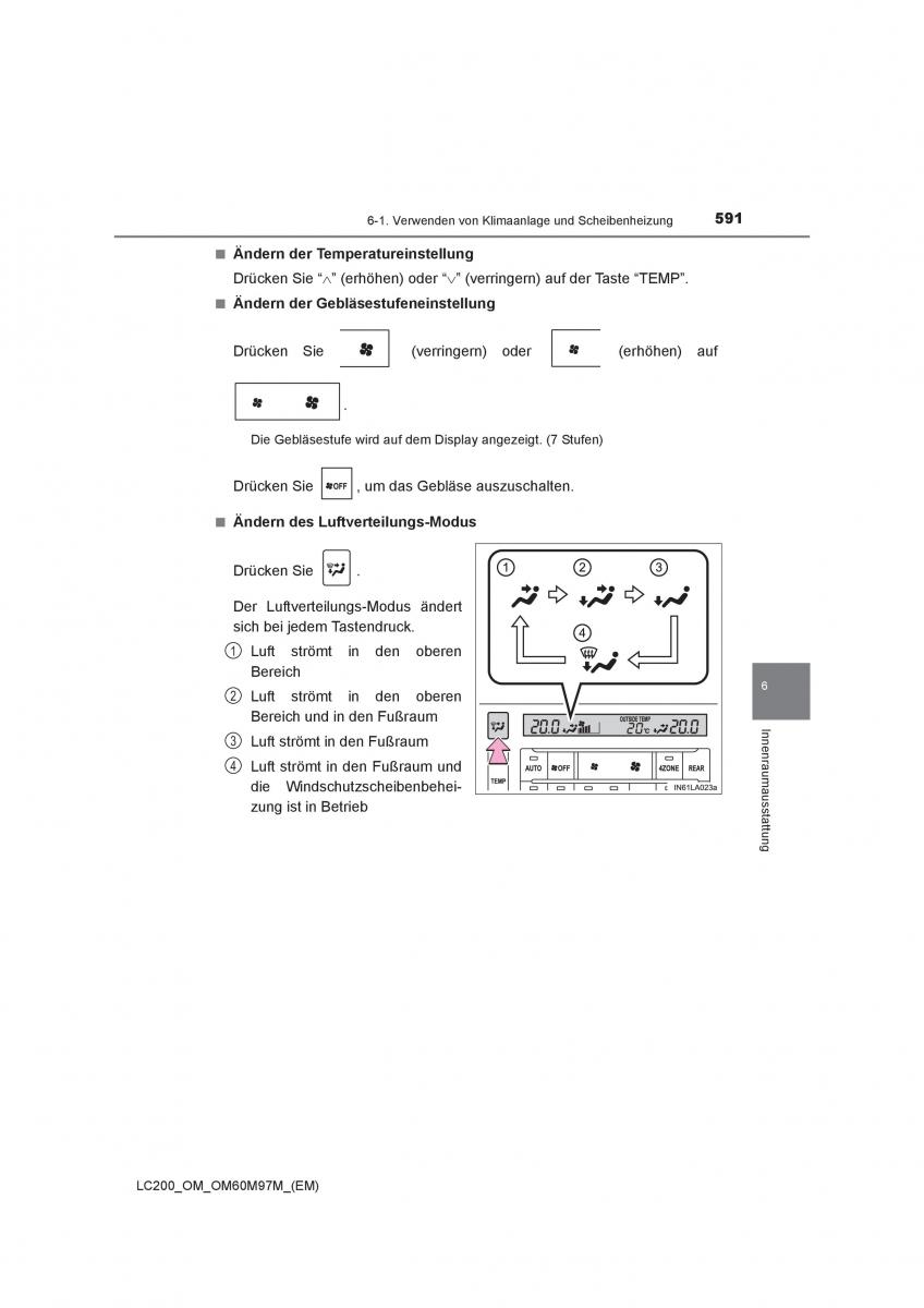 Toyota Land Cruiser J200 Handbuch / page 591