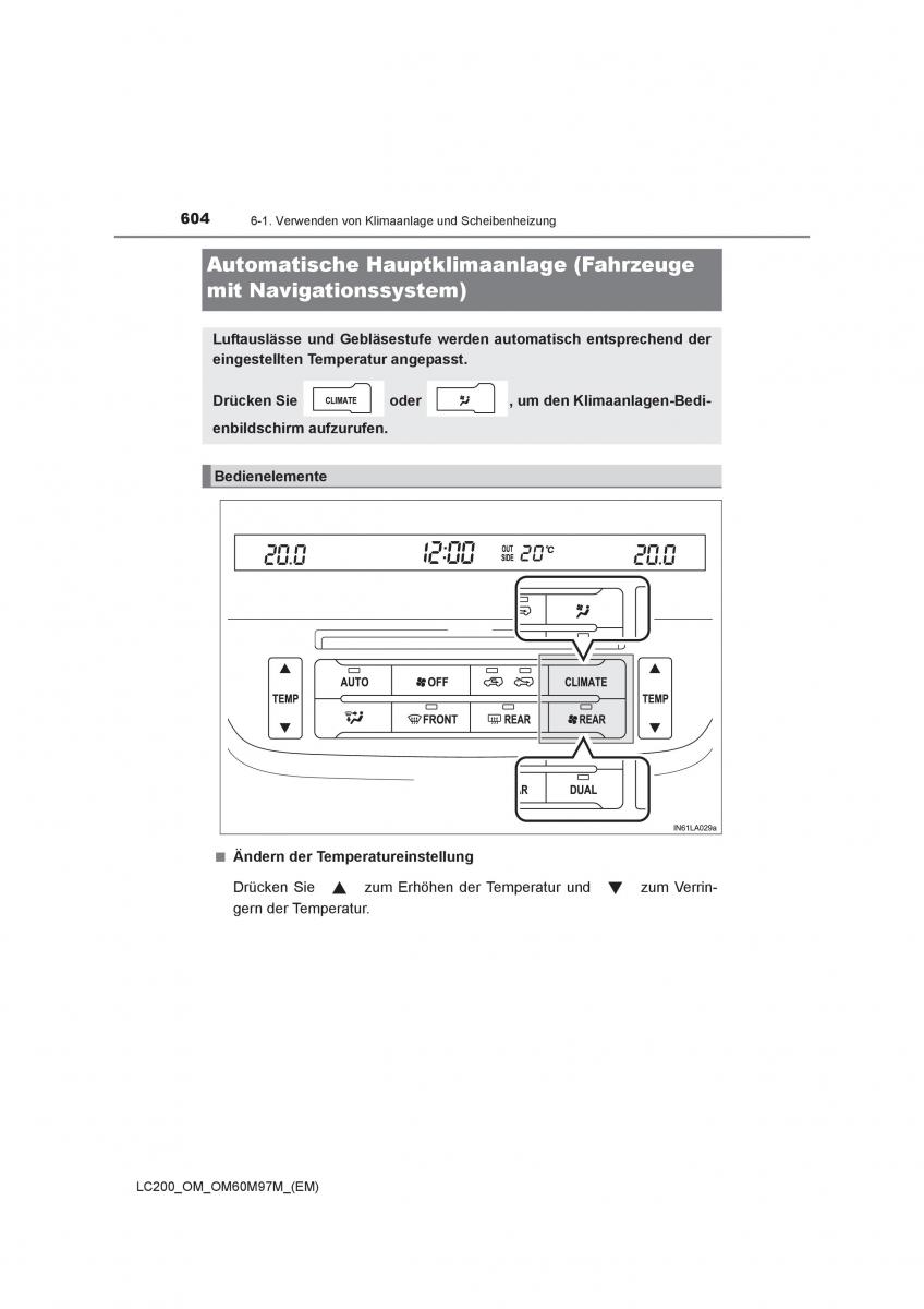 Toyota Land Cruiser J200 Handbuch / page 604