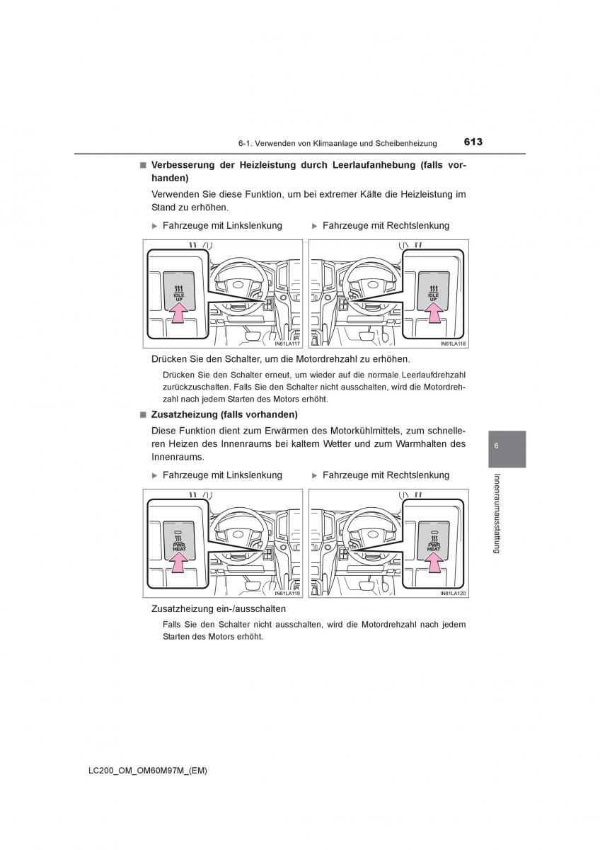 Toyota Land Cruiser J200 Handbuch / page 613