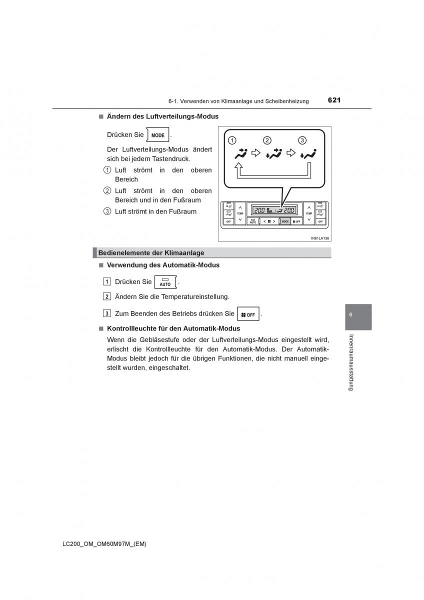 Toyota Land Cruiser J200 Handbuch / page 621