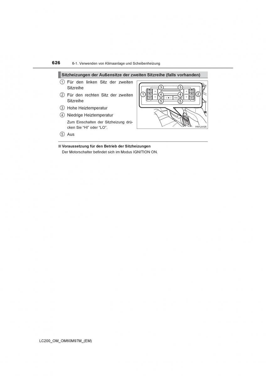 Toyota Land Cruiser J200 Handbuch / page 626