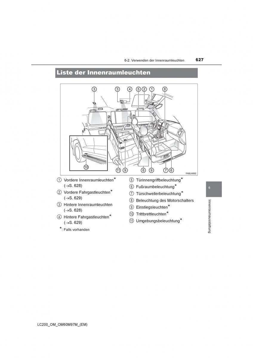 Toyota Land Cruiser J200 Handbuch / page 627