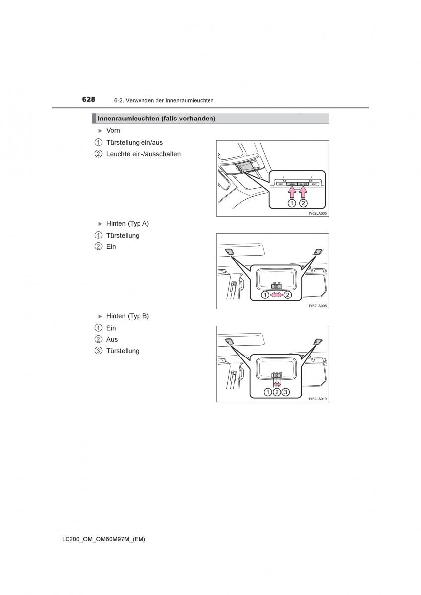 Toyota Land Cruiser J200 Handbuch / page 628