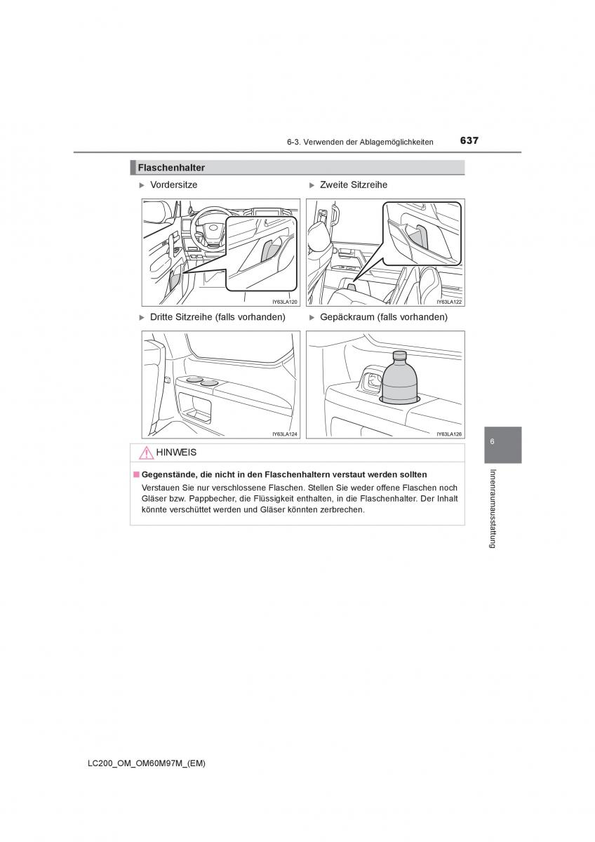 Toyota Land Cruiser J200 Handbuch / page 637