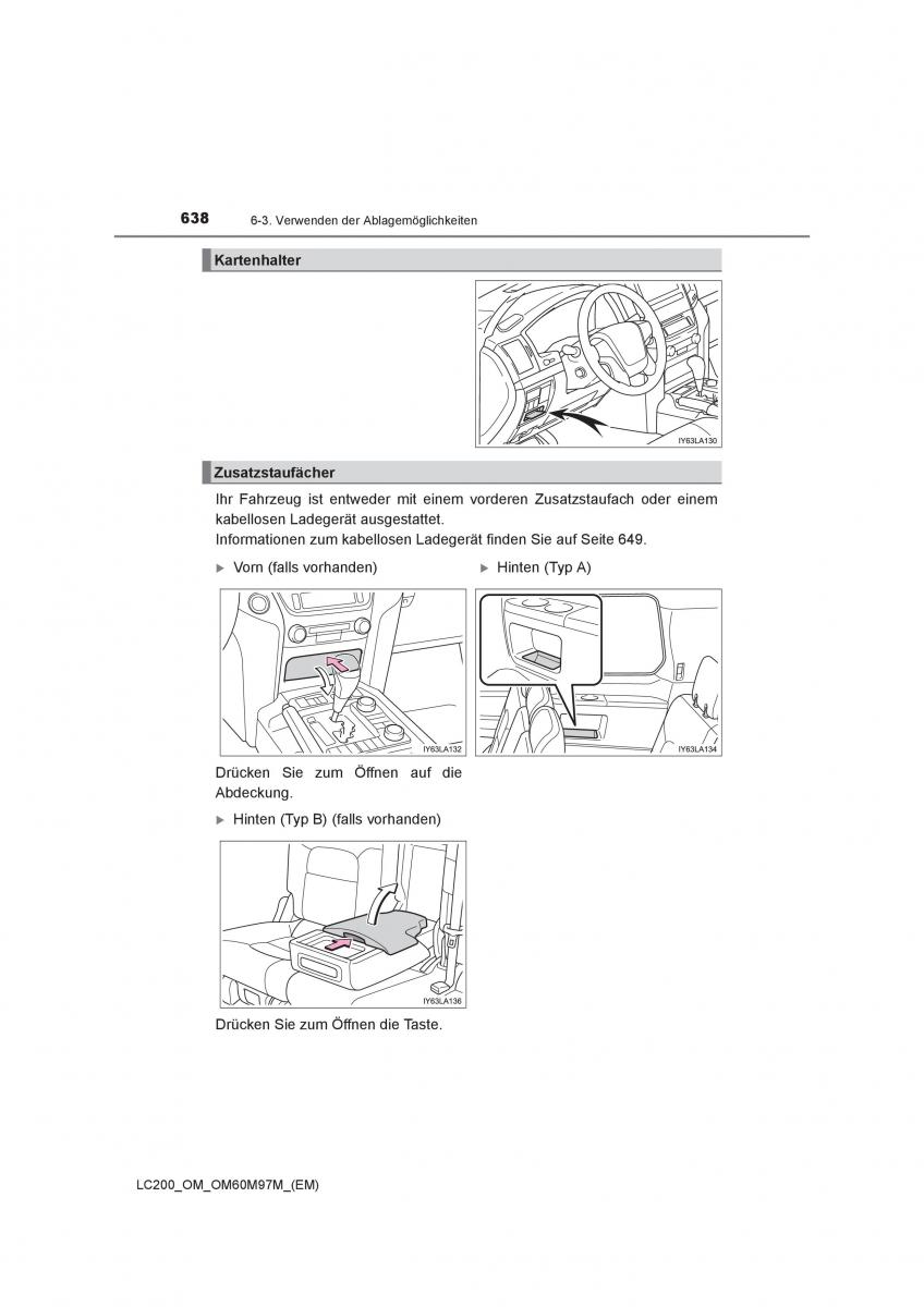 Toyota Land Cruiser J200 Handbuch / page 638