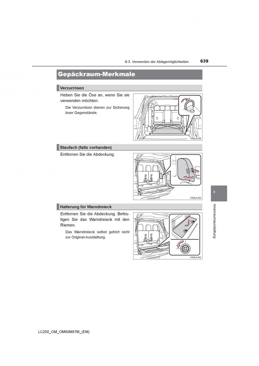 Toyota Land Cruiser J200 Handbuch / page 639