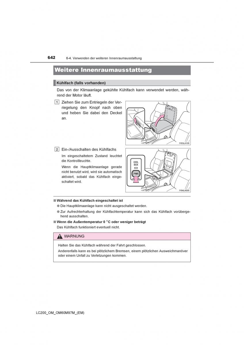 Toyota Land Cruiser J200 Handbuch / page 642