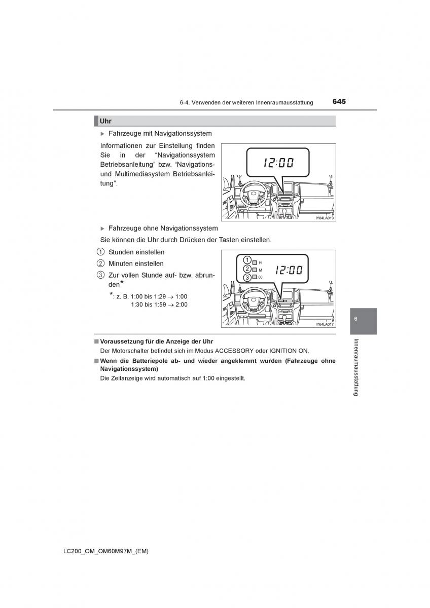 Toyota Land Cruiser J200 Handbuch / page 645