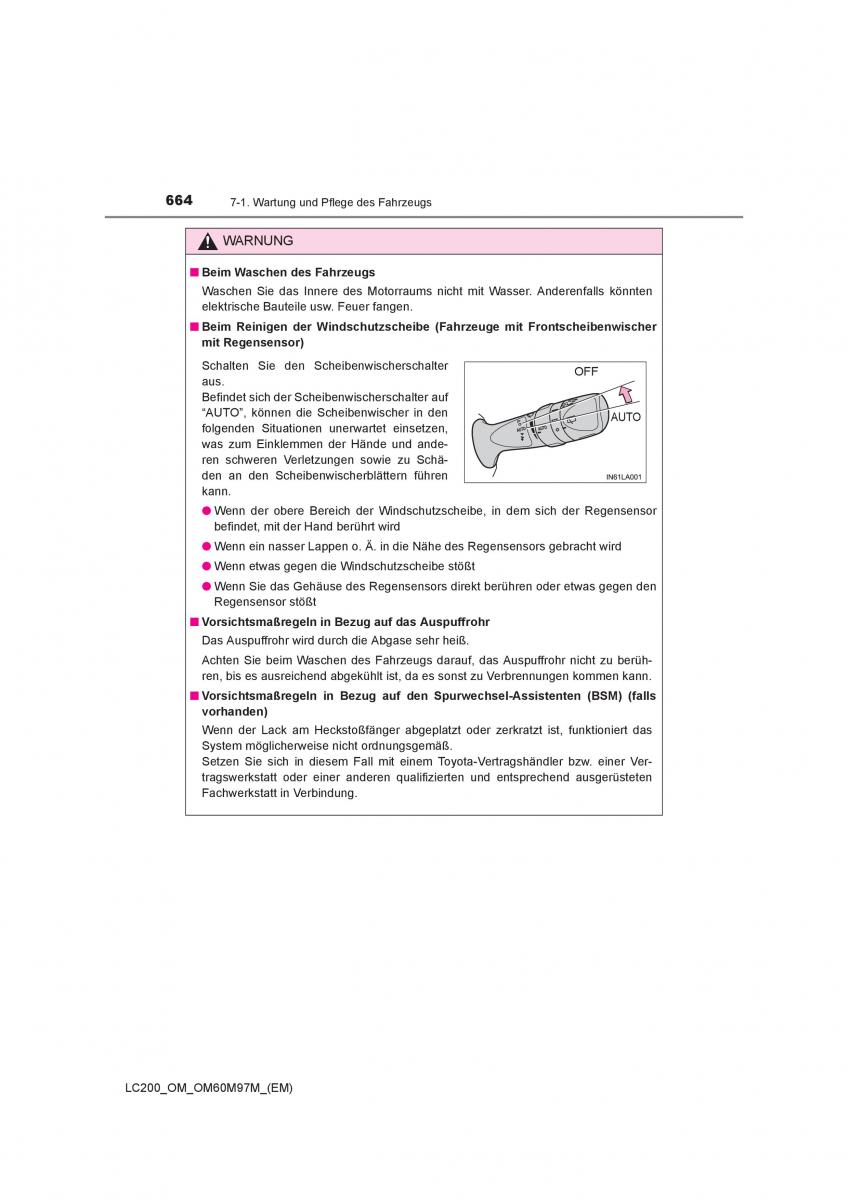 Toyota Land Cruiser J200 Handbuch / page 664