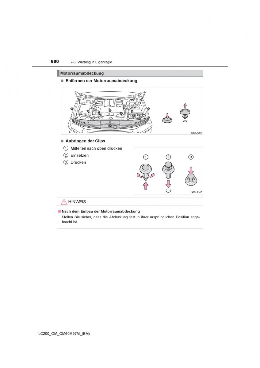 Toyota Land Cruiser J200 Handbuch / page 680