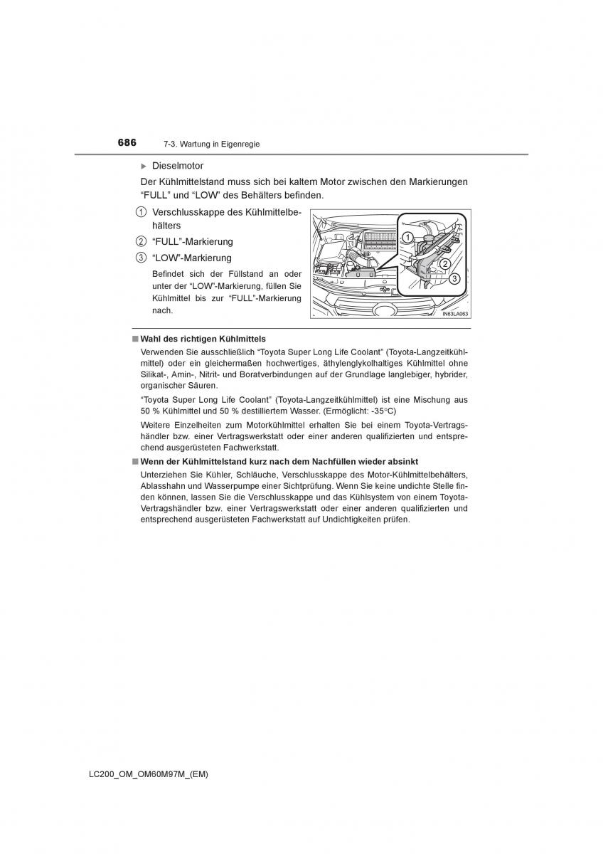 Toyota Land Cruiser J200 Handbuch / page 686