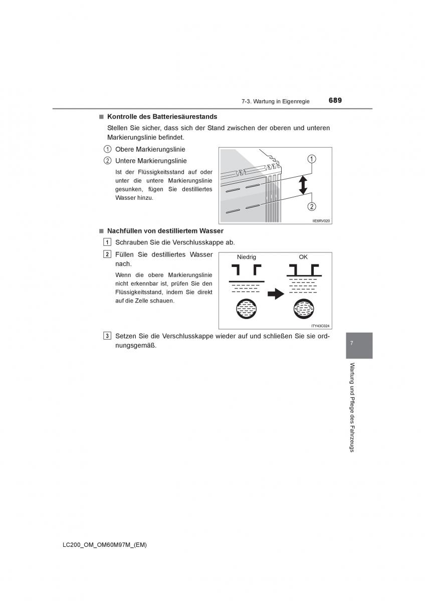 Toyota Land Cruiser J200 Handbuch / page 689